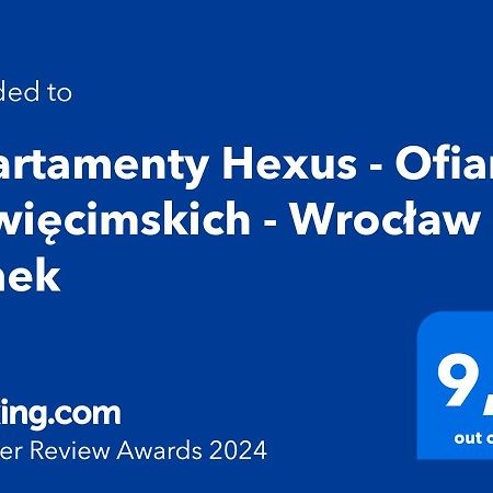 Apartamenty Hexus - Ofiar Oswiecimskich - Wroclaw Centrum Rynek Екстер'єр фото