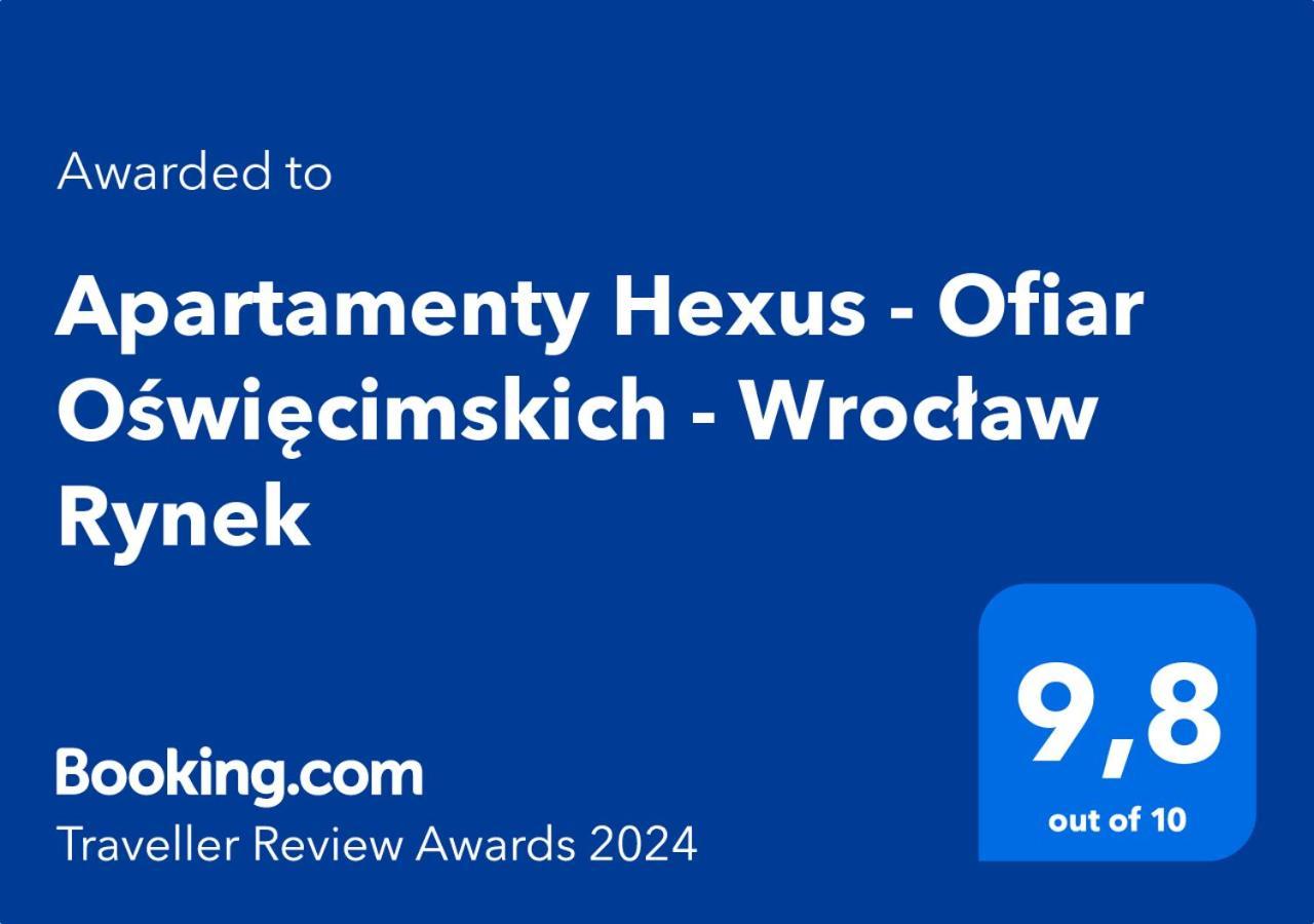 Apartamenty Hexus - Ofiar Oswiecimskich - Wroclaw Centrum Rynek Екстер'єр фото